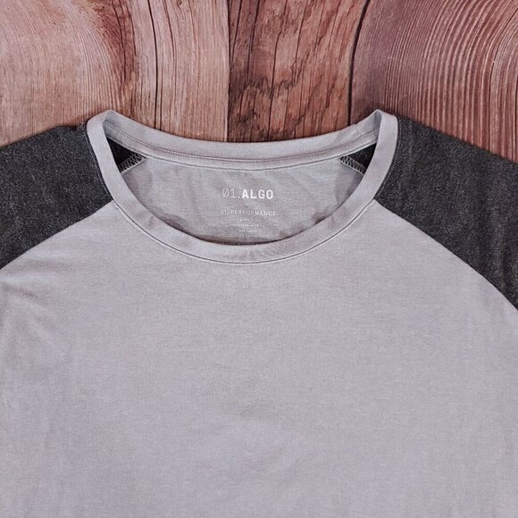 01. Algo Performance Mens XXL Baseball Style T-Shirt Tee UV SPF 40 Quick Dry - Picture 3 of 9